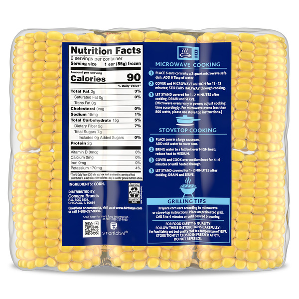 Birds Eye Extra Sweet Mini Corn On The Cob, Frozen Vegetables - Image 6