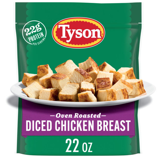 Tyson Tyson Frozen Oven Roasted Diced Chicken Breast, 22 oz