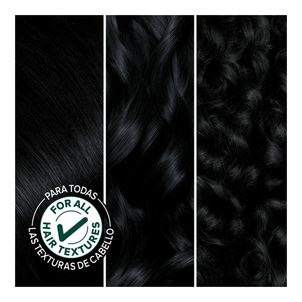Garnier Nourishing Hair Color Creme with Five Oils, 11 Blackest Black (Peppercorn) - Image 7