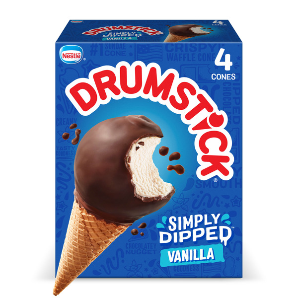 Drumstick Vanilla Frozen Dairy Dessert Cones