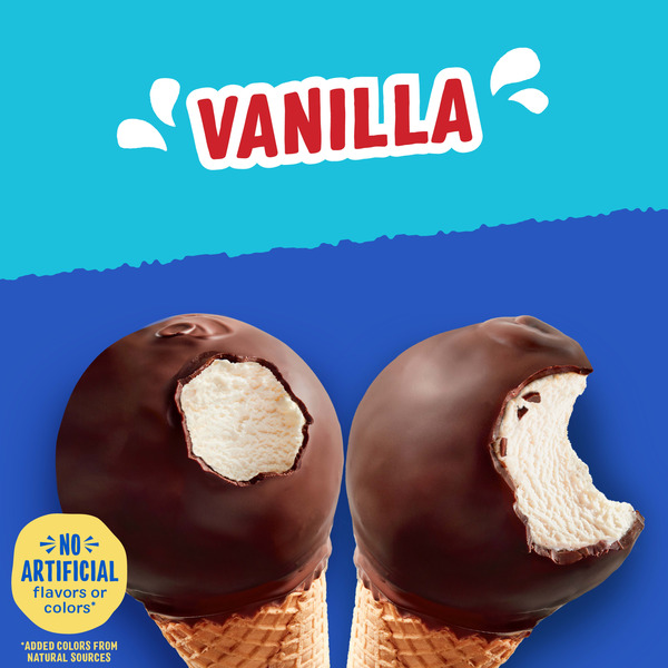 Drumstick Vanilla Frozen Dairy Dessert Cones - Image 2