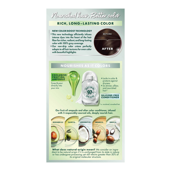 Garnier Nourishing Hair Color Creme, 40 Dark Brown (Dark Chocolate) - Image 3