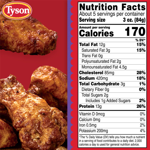 Tyson Any’tizers BBQ Flavored Wings Frozen - Image 2