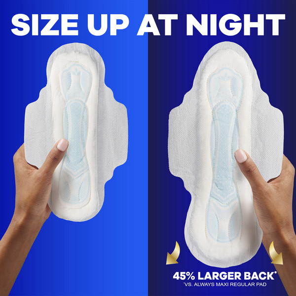 Always Maxi Pads with Wings, Size 2 - Image 6