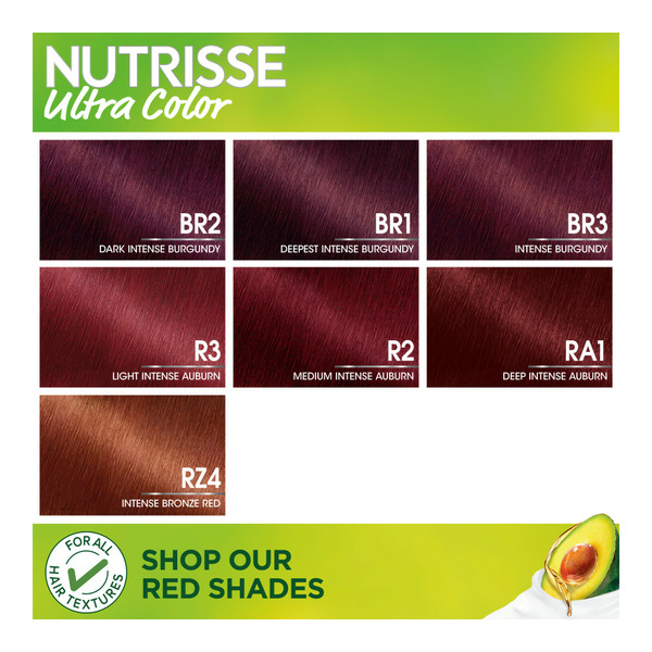 Garnier Nourishing Bold Permanent Hair Color Creme, R3 Light Intense Auburn - Image 4