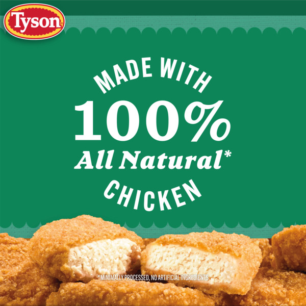 Tyson Frozen Baked Chicken Breast Nuggets, 25 oz - Image 4