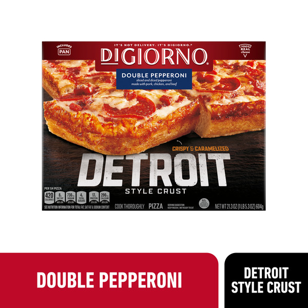 DiGiorno Detroit Style Crust Double Pepperoni Pizza (Frozen)