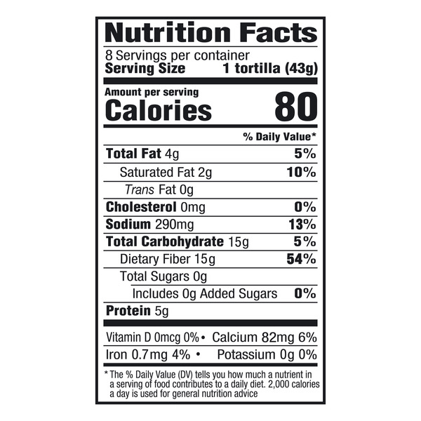 Mission Zero Net Carbs Spinach Flour Tortillas, Soft Taco Size, 8 Count - Image 5