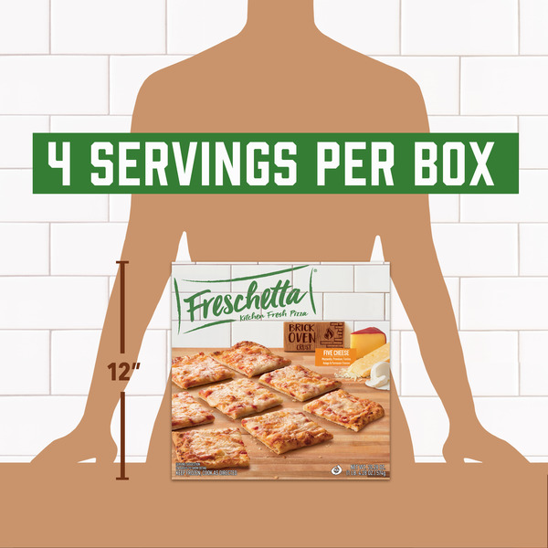Freschetta Five Cheese Brick Oven Crust Frozen Pizza - Image 7