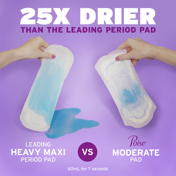 Poise Incontinence Pads, Ultimate Absorbency, Long Length - Image 4