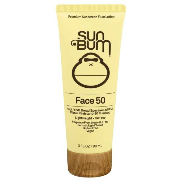 Sun Bum Sunscreen Face Lotion, Broad Spectrum SPF 50