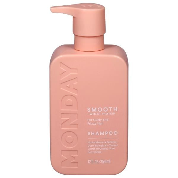 MONDAY HAIRCARE SMOOTH Shampoo with Wheat Protein & Avocado Oil for Frizz-Prone Hair 354 mL
