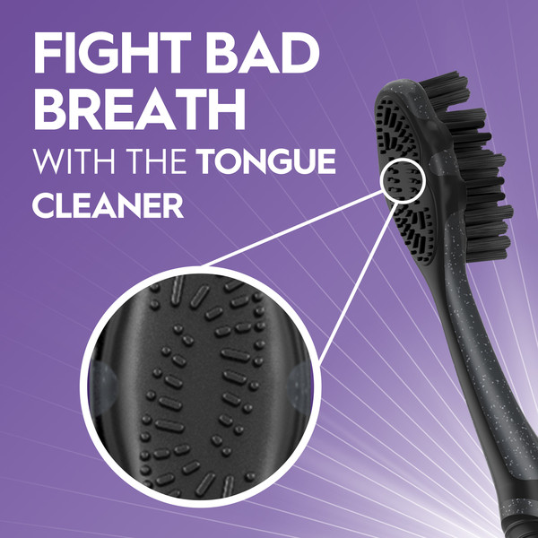 Oral-B Advanced Whitening Charcoal Toothbrushes, Soft, 2 Count - Image 5