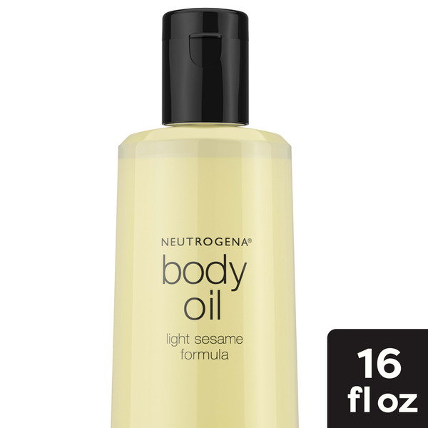 Neutrogena Body Oil For Dry Skin, Light Sesame Formula, 16 fl. oz