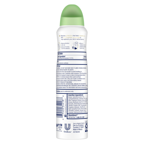 Dove Antiperspirant Deodorant Dry Spray Cool Essentials - Image 3