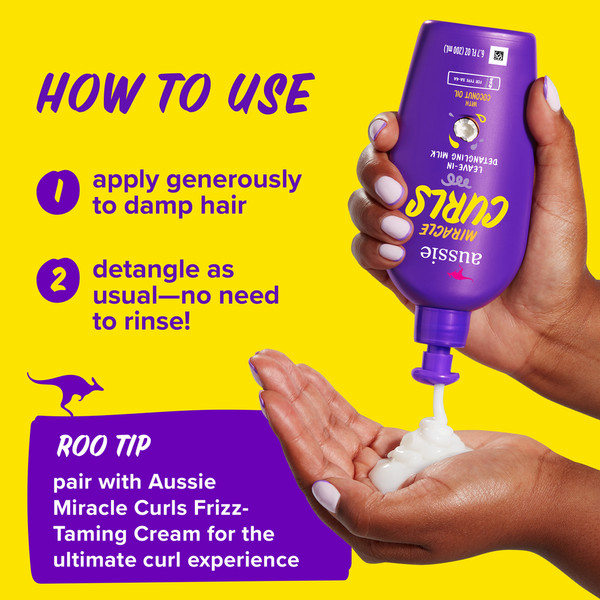 Aussie Miracle Curls Detangling Milk - Image 5