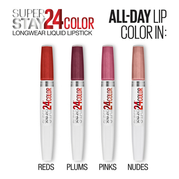 Maybelline 24® 2-Step Liquid Lipstick Makeup, Wear On Wildberry - Image 5