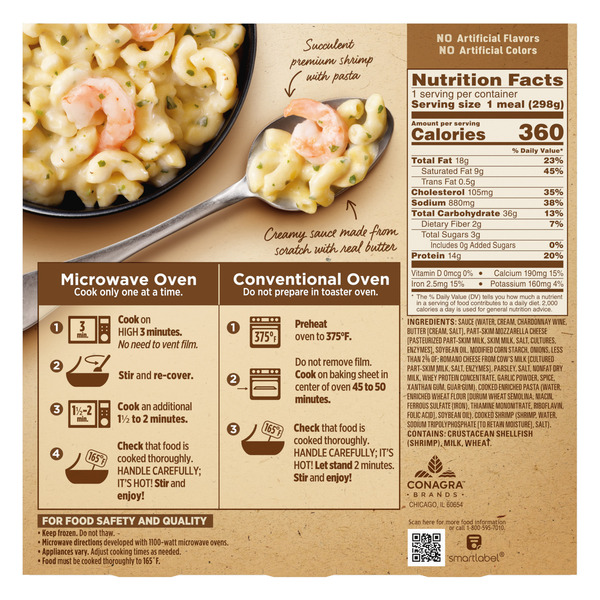 Marie Callender's White Wine and Butter Shrimp Mac and Cheese Bowl - Image 6