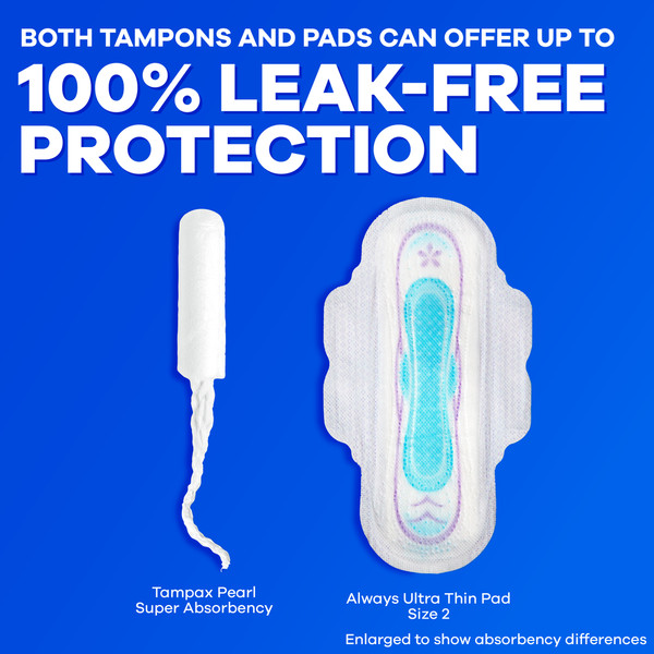 TAMPAX Pearl, Triple Pack Regular,Super,Super Plus Plastic Tampons, Unscented - Image 8