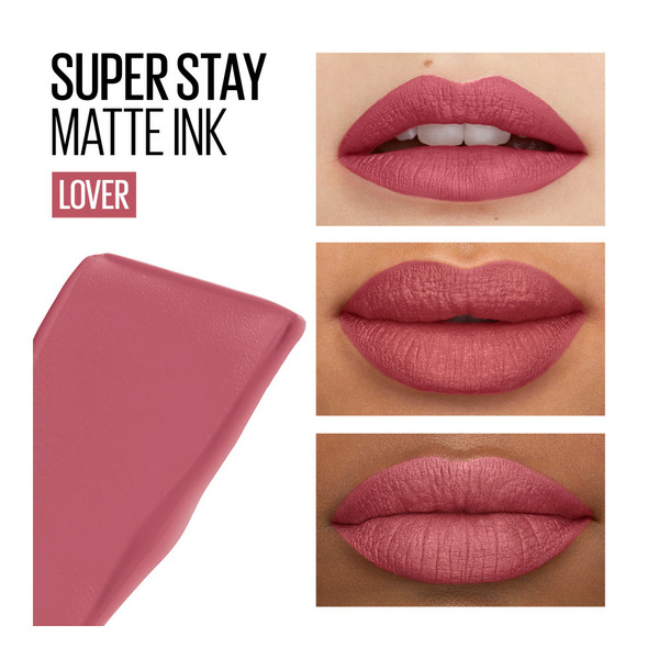 Maybelline Matte Ink™ Liquid Lipstick, Lip Makeup, Lover - Image 3