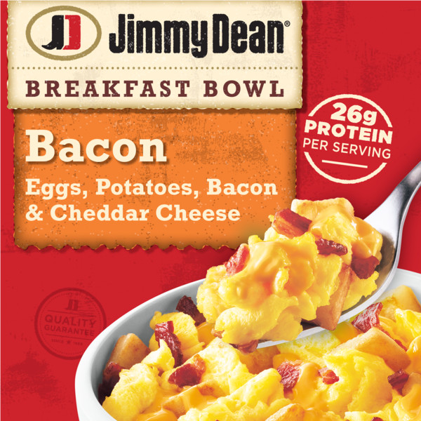 Jimmy Dean Breakfast Bowl, Bacon, Frozen, 7 oz Bowl