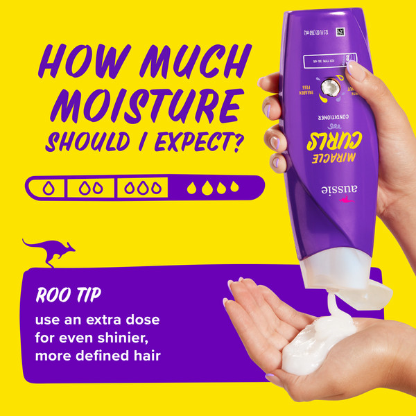 Aussie Miracle Curls Conditioner For Curly Hair - Image 5