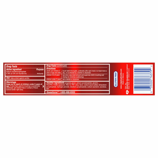 Colgate Optic White Advanced Teeth Whitening Toothpaste, Icy Fresh - Image 2