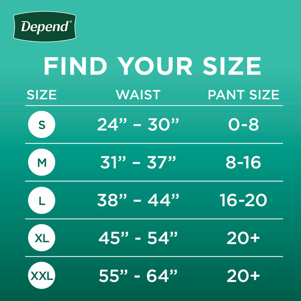 Depend Fresh Protection Women's Adult Incontinence Underwear, M, Blush - Image 2