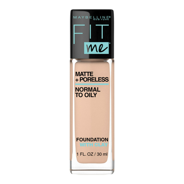 Maybelline Matte + Poreless Liquid Foundation Makeup, Creamy Beige