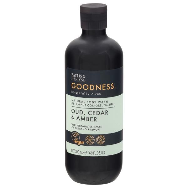 Baylis & Harding Natural Oud, Cedar & Amber Body Wash