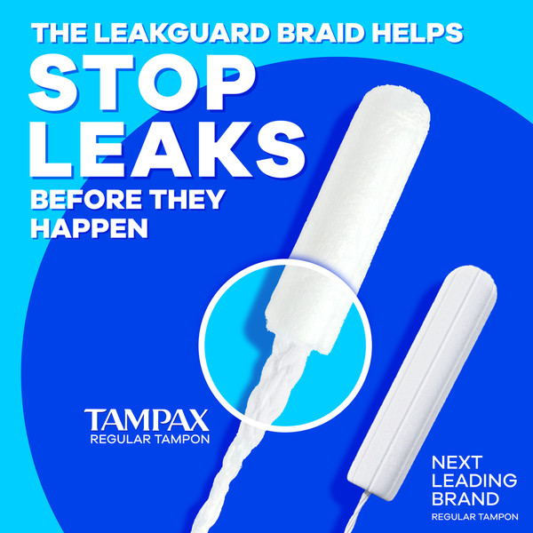 TAMPAX Pearl Tampons Multipack with LeakGuard Braid, Super/Super Plus/Ultra - Image 3