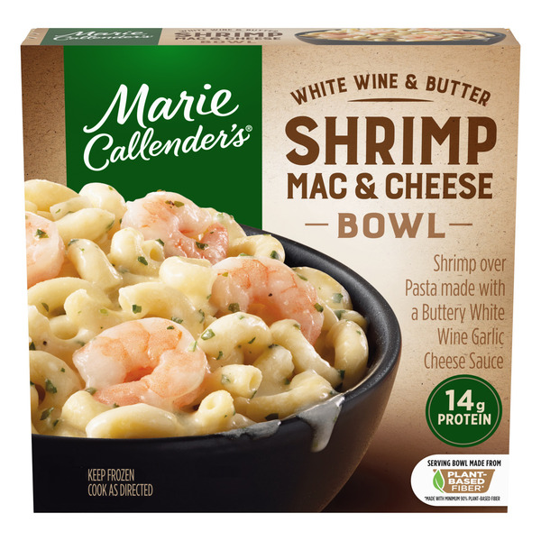 Marie Callender's White Wine and Butter Shrimp Mac and Cheese Bowl