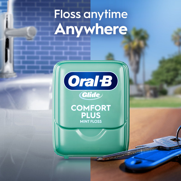 Oral-B Glide Comfort Plus Dental Floss, Extra Soft, Value 2 Pack (40m Each) - Image 8
