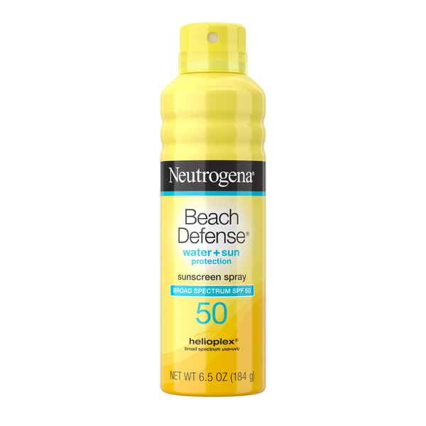 Neutrogena Beach Defense Body Sunscreen Spray, SPF 50, 6.5 oz