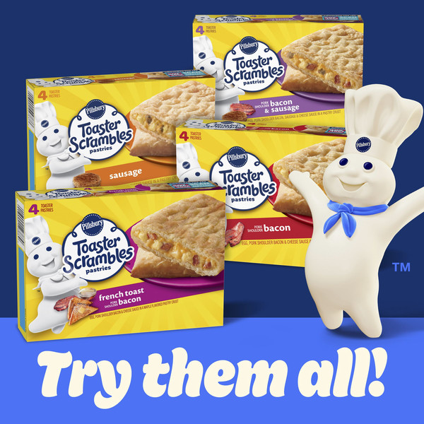 Pillsbury Bacon Toaster Scrambles Frozen Pastries - Image 6