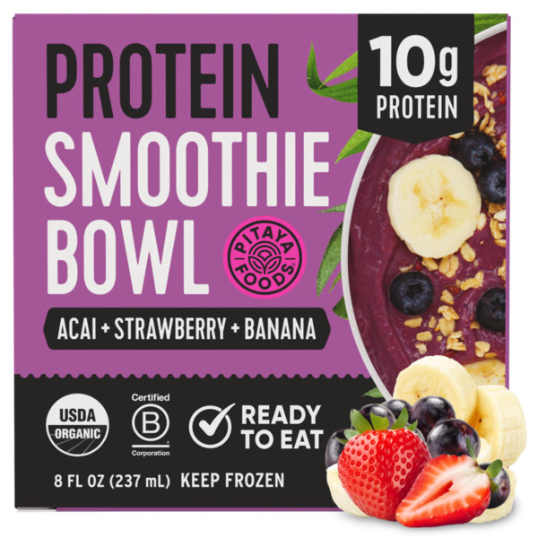 Pitaya Foods Organic Acai Protein Smoothie Bowl