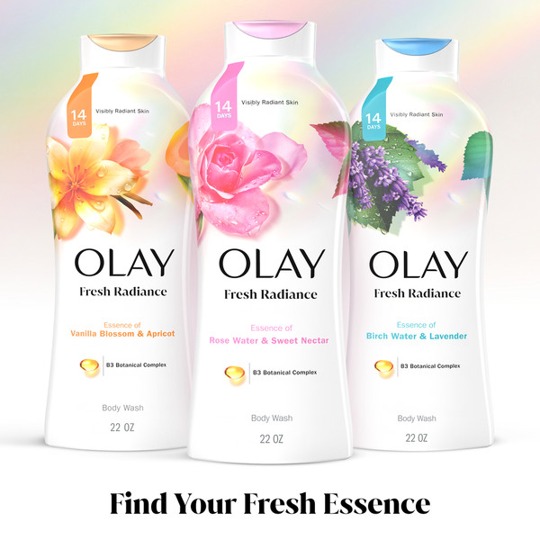 Olay Fresh Outlast Rose Water & Sweet Nectar Body Wash - Image 9
