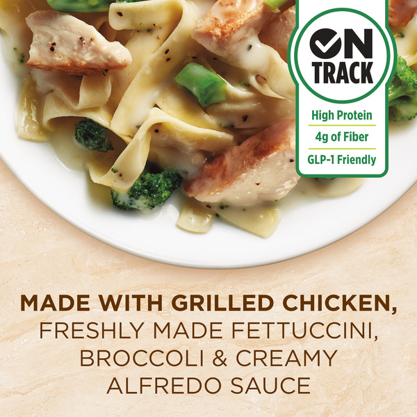 Healthy Choice Café Steamers Chicken Fettuccini Alfredo With Broccoli, Frozen Meal - Image 2