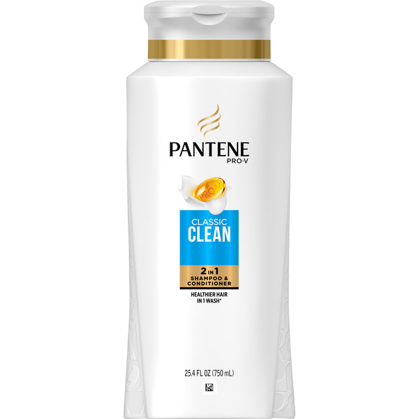 Pantene Shampoo & Conditioner, 2 in 1, Classic Clean