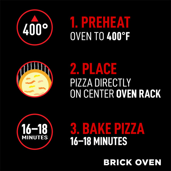 Red Baron Cheese Trio Brick Oven Frozen Pizza - Image 4