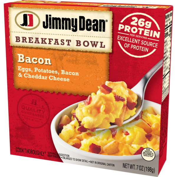 Jimmy Dean Breakfast Bowl, Bacon, Frozen, 7 oz Bowl - Image 4