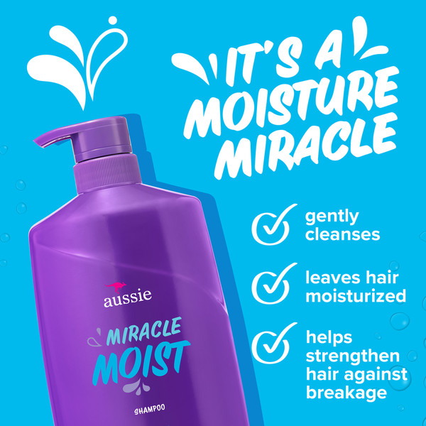 Aussie Miracle Moist Shampoo - Image 3