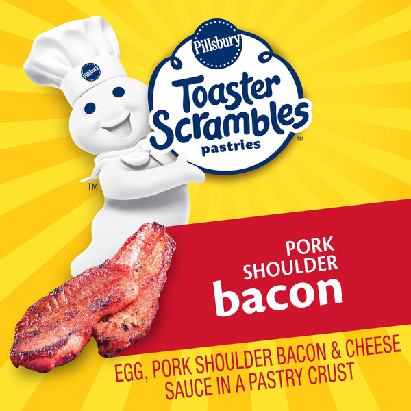 Pillsbury Bacon Toaster Scrambles Frozen Pastries - Image 2