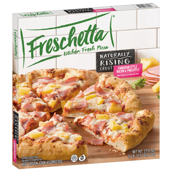 Freschetta Canadian Bacon and Pineapple Naturally Rising Crust Frozen Pizza - Image 9