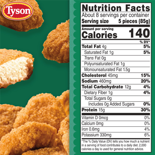 Tyson Frozen Baked Chicken Breast Nuggets, 25 oz - Image 3