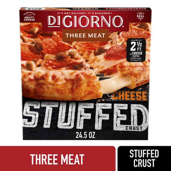 DiGiorno Frozen Pizza - Three Meat Pizza - Frozen Stuffed Crust Pizza