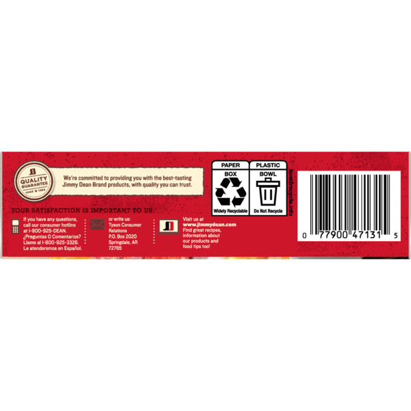 Jimmy Dean Breakfast Bowl, Bacon, Frozen, 7 oz Bowl - Image 3