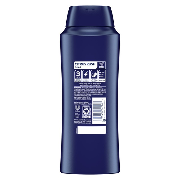 Suave 3-In-1 Shampoo Conditioner Body Wash Citrus Rush - Image 2