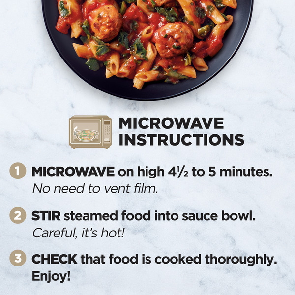 Healthy Choice Simply Steamers Meatball Marinara, Frozen Meal - Image 5