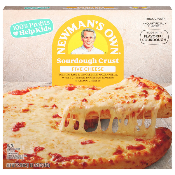 Newman's Own Five Cheese Sourdough Crust Pizza